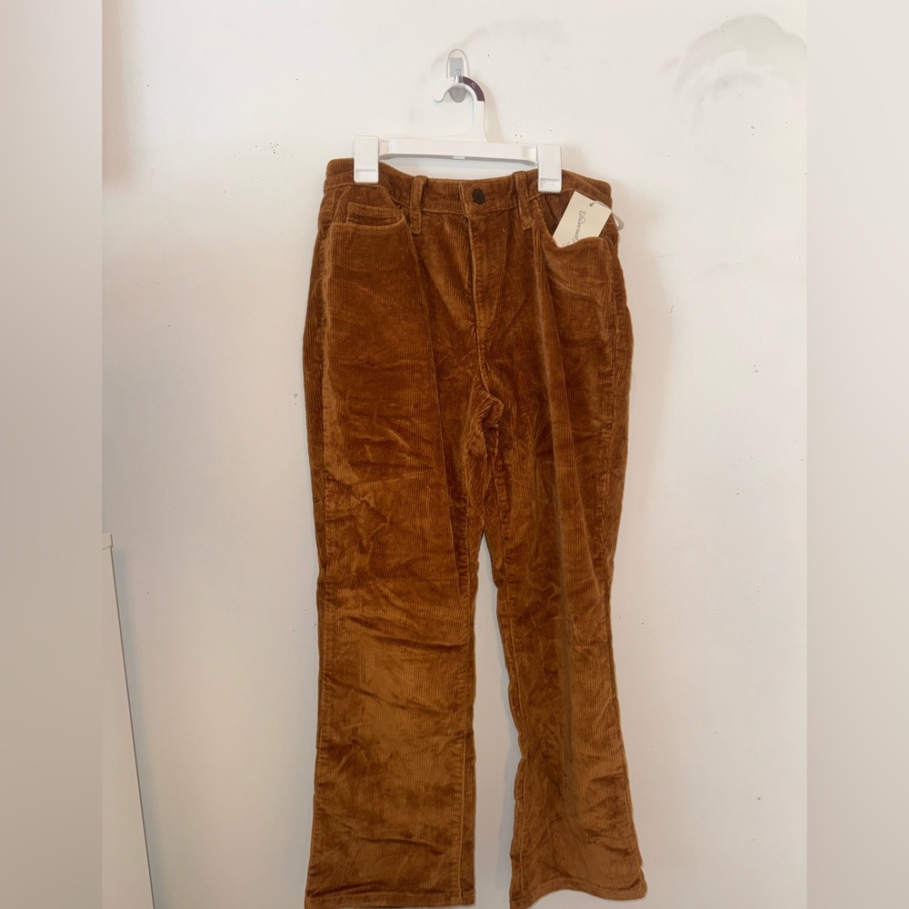 Target Tan Corduroy Ankle Bootcut Pants